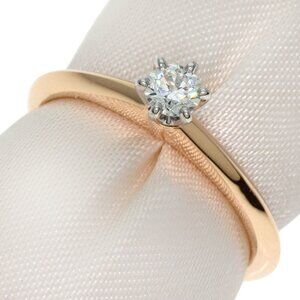 TIFFANY & CO. 18k Rose Gold Diamond Ring